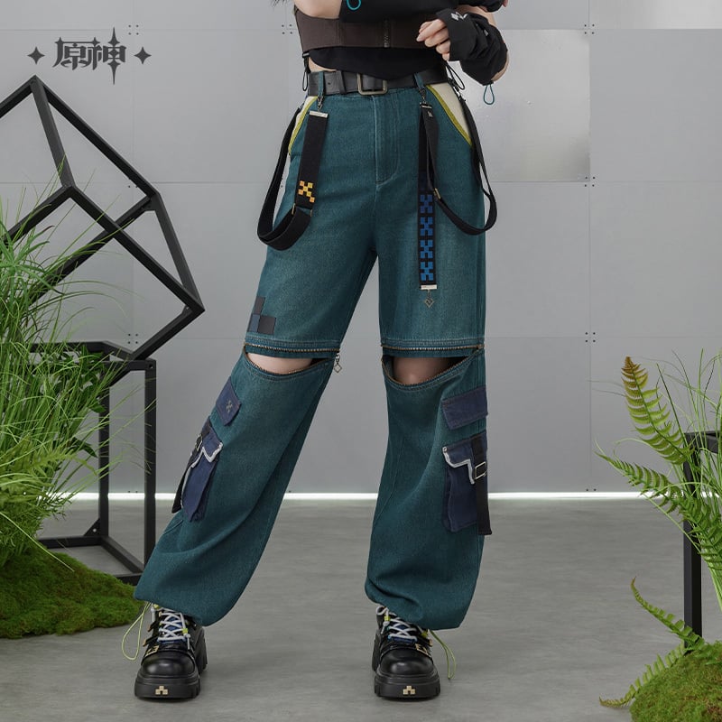 原神 キィニチ キャラクターイメージ 2WAYズボン パンツ 特典付き Mサイズ 原神公式店】キィニチ 2way パンツ 369元 （予約10中発送） | ちゃぱん