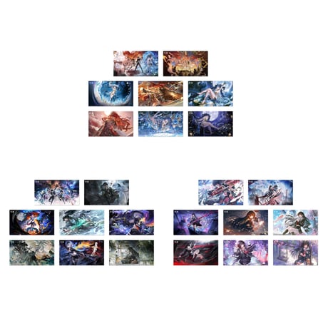 【KURO GAMES旗艦店】鳴潮 2601 共鳴者 挿絵 ポストカードセット 20元 (予約7上発送)