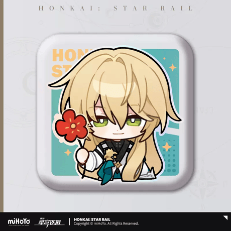 【崩スタ公式店】パム展覧会 スクエア 缶バッジ A 15元