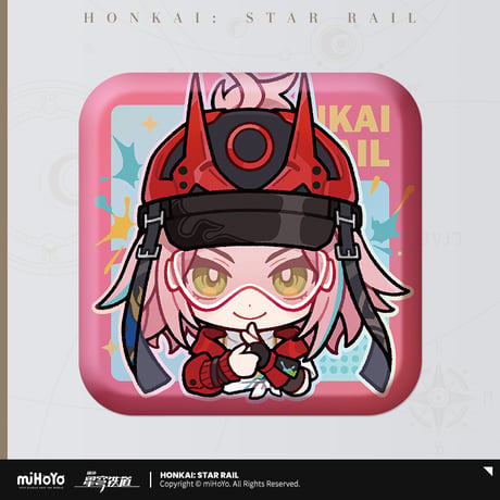 【崩スタ公式店】パム展覧会 スクエア 缶バッジ B 15元