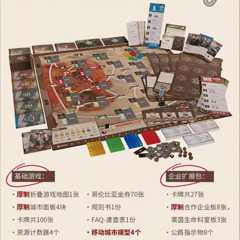 明日方舟公式店】ボードゲーム 遊城拓荒：鋳基者 豪華版 368元