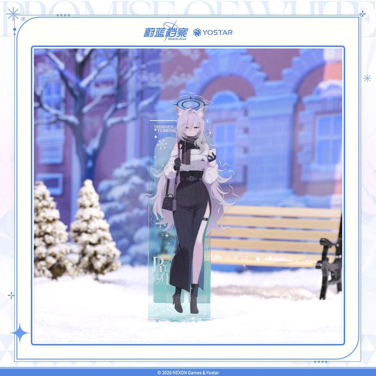ブルアカ公式店】落雪之約 等身 アクリルスタンド 60元 （予約150日