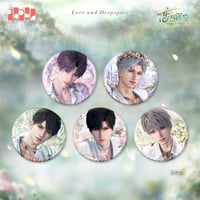 【恋と深空】2608 春天対花所做事 缶バッジ 18元 （予約220日以内発送）