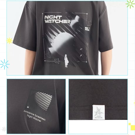 【明日方舟公式店】音律聯覚 2026 Tシャツ 渡星客 138元 （予約170日以内発送）