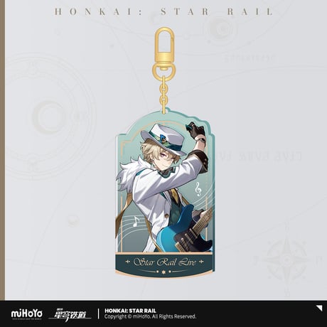 【崩スタ公式店】星鉄LIVE キーホルダー 28元