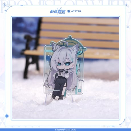 【ブルアカ公式店】落雪之約 ちびキャラ アクリルマグネット 20元 （予約150日以内発送）