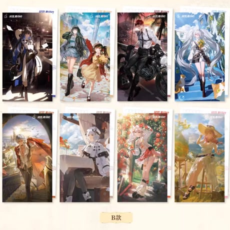【KURO GAMES旗艦店】パニグレ 6周年 寰遊記 ポストカード 全4種類 20元