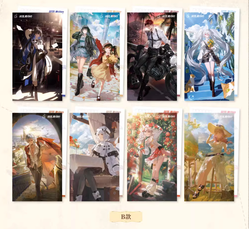 KURO GAMES旗艦店】パニグレ 6周年 寰遊記 ポストカード 全4種類 20元