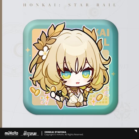 【崩スタ公式店】パム展覧会 スクエア 缶バッジ C 15元