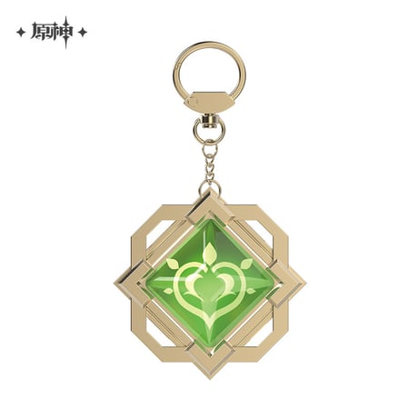 【原神公式店】神の目 キーホルダー 璃月 65元