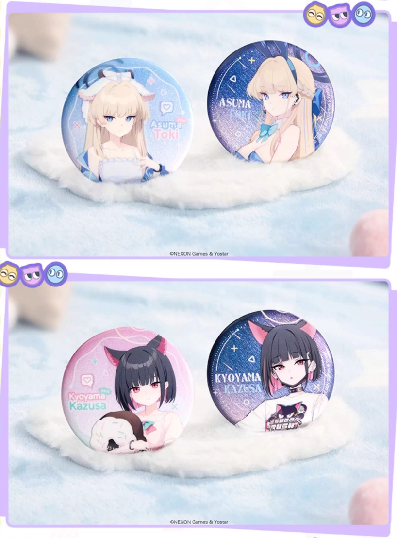 ブルアカ】中国 ローソン コラボ 2025 缶バッジ ボックス 180元 （予約