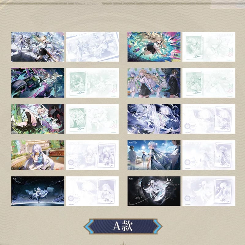 KURO GAMES旗艦店】鳴潮 2604B CG ポストカードセット 25元 (予約9下発
