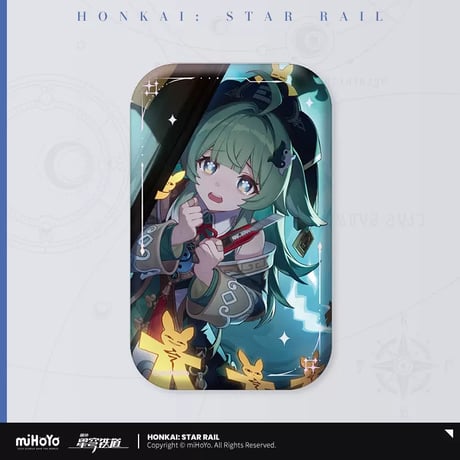 【崩スタ公式店】光円錐 スクエア 缶バッジ A 15元