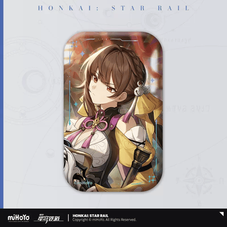 【崩スタ公式店】光円錐 スクエア 缶バッジ A 15元