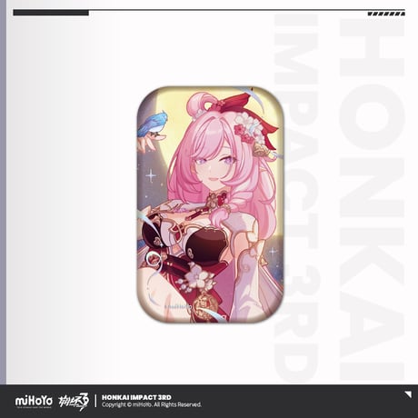 【崩壊3rd公式店】誕生日 スクエア 缶バッジ 15元