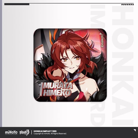【崩壊3rd公式店】CG ヴァルキリー 角形 缶バッジ 15元 (予約200日以内発送)