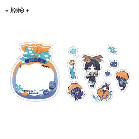 【原神公式店】幽夜綺想 フレークシール 24元