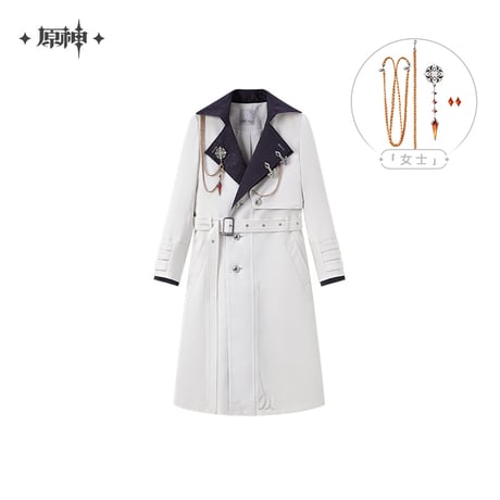 【原神公式店】霜痕与権焔 トレンチコート 「淑女」 549元