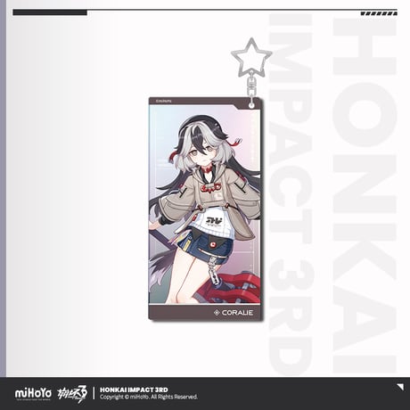 【崩壊3rd公式店】第二部 立ち絵 キーホルダー 32元