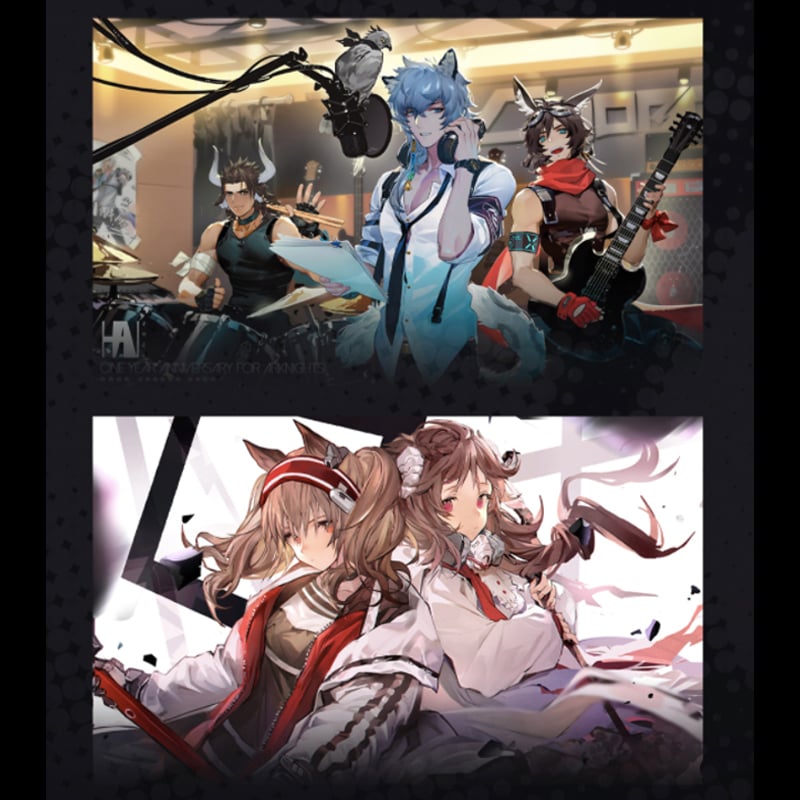 アークナイツ 1周年記念画集　明日方舟 公式イラスト集 明日方舟紀念插畫集.Vol.1 中国版 アークナイツ