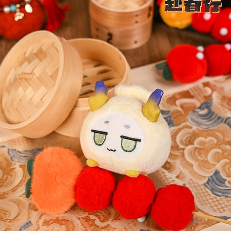 【明日方舟公式店】2602 龍泡泡 中華まん マスコットチャーム 単品 45元 （予約200日以内発送）