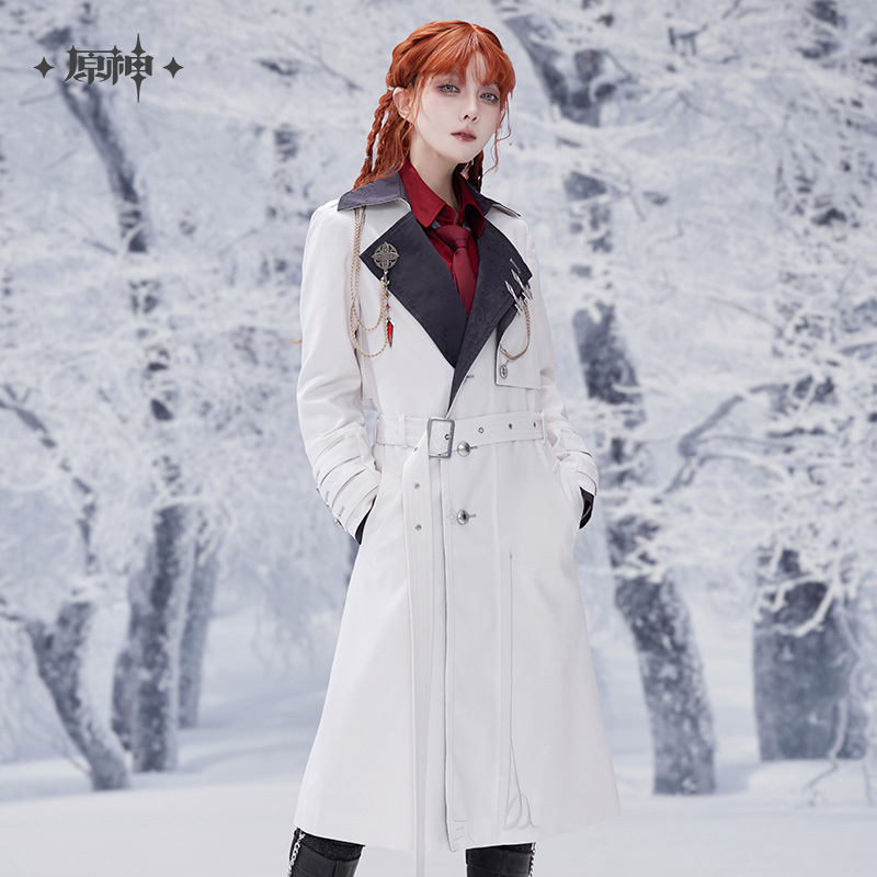 原神公式店】霜痕与権焔 トレンチコート 「富者」 549元 （予約2026年3