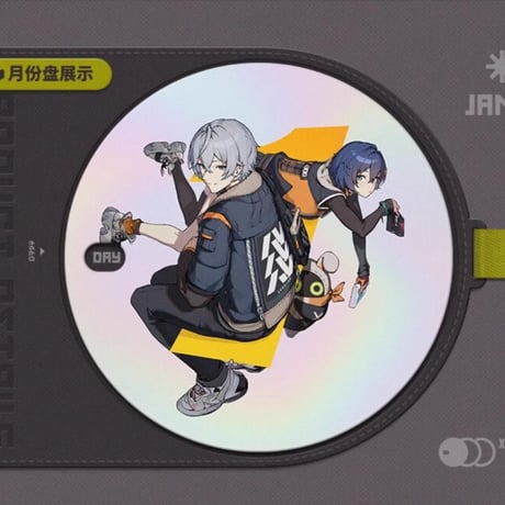 【ゼンゼロ公式店】アクリル 万年カレンダー 第1弾 118元