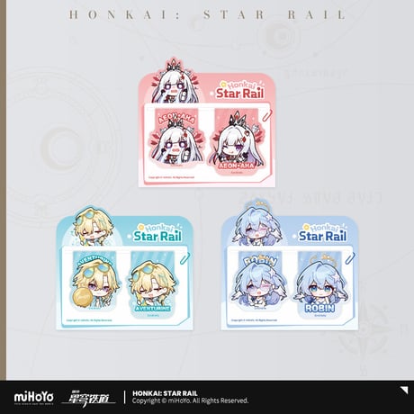 【崩スタ公式店】パム展覧会 ソフトマグネット B 20元 （予約200日以内発送）