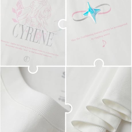 【崩スタ公式店】キュレネ Tシャツ 129元 （予約11下発送）