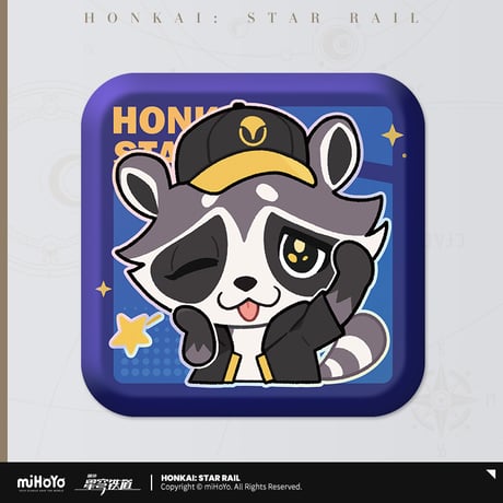 【崩スタ公式店】パム展覧会 スクエア 缶バッジ B 15元