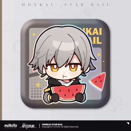 【崩スタ公式店】パム展覧会 スクエア 缶バッジ A 15元