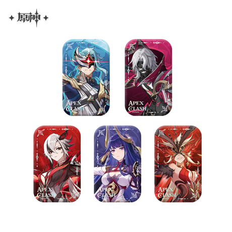 【原神公式店】鏖戦の頂  缶バッジ 18元 （予約11上発送）