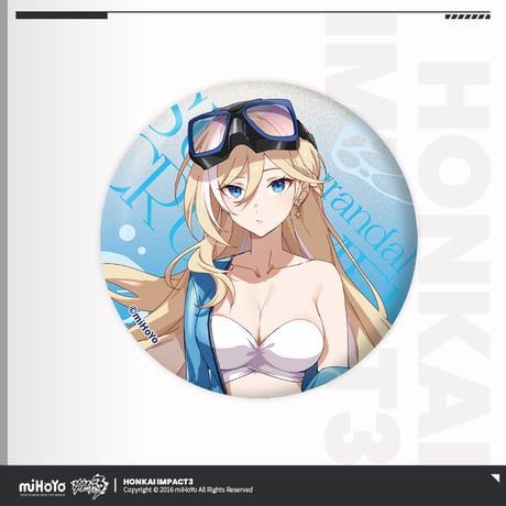 【崩壊3rd公式店】悠遊夏日 缶バッジ 第2弾 15元
