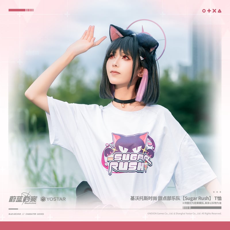 ブルアカ公式店】 2511 Suger Rush Tシャツ 128元 （予約160日以内発送