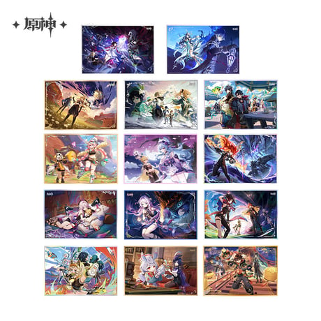 【原神公式店】キービジュアル アクリル色紙 48元