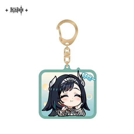 【原神公式店】璃月 ちびキャラ キーホルダー 28元
