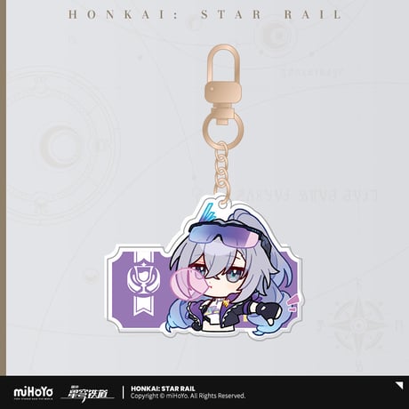 【崩スタ公式店】パム展覧会 ちびキャラ アクリルキーホルダー C 28元