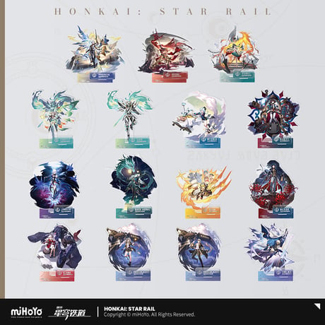 【崩スタ公式店】壊滅運命 アクリルスタンド 58元