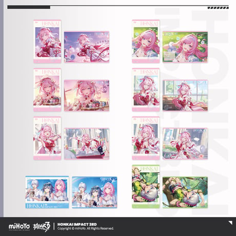 【崩壊3rd公式店】CG フォトカード セット 25元 (予約200日以内発送)