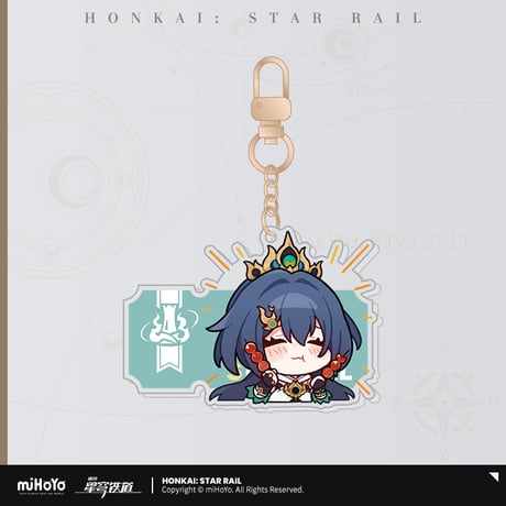 【崩スタ公式店】パム展覧会 ちびキャラ アクリルキーホルダー B 28元