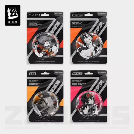 【ゼンゼロ公式店】影画 反光 缶バッジ 白祇重工 16元
