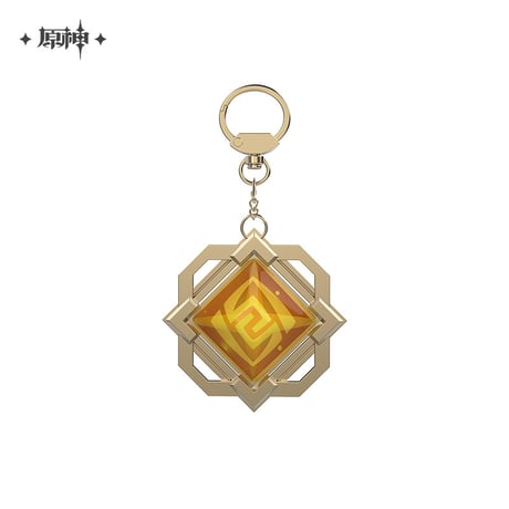 【原神公式店】神の目 キーホルダー 璃月 65元