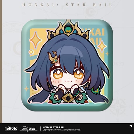 【崩スタ公式店】パム展覧会 スクエア 缶バッジ B 15元