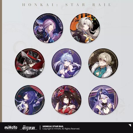 【崩スタ公式店】群星邀約 缶バッジ A 15元