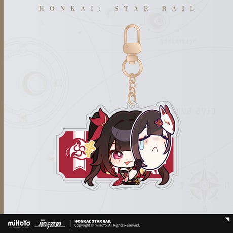 【崩スタ公式店】パム展覧会 ちびキャラ アクリルキーホルダー A 28元