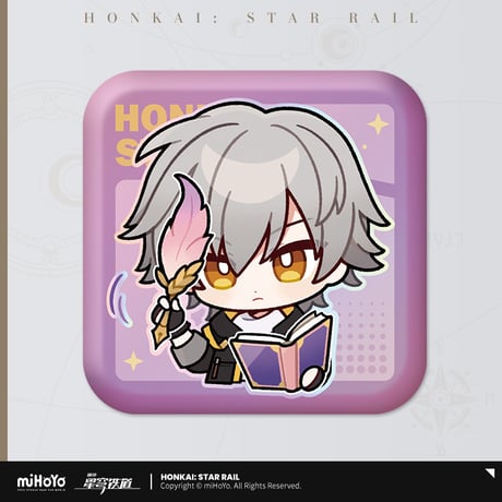 【崩スタ公式店】パム展覧会 スクエア 缶バッジ C 15元