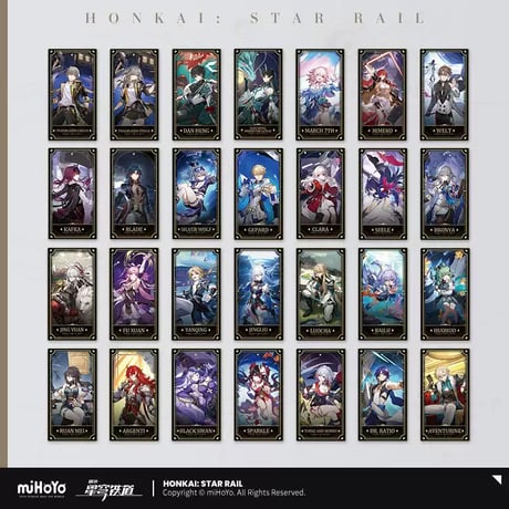 【崩スタ公式店】1周年記念 コレクションカード セット 299元