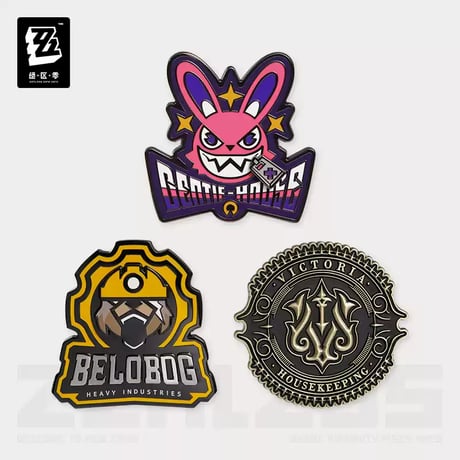 【ゼンゼロ公式店】陣営 ピンバッジ 第1弾 48元