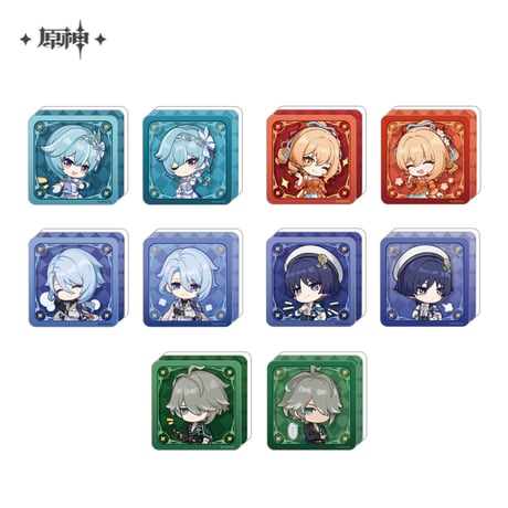 【原神公式店】煌夜華宴 2026 ちびキャラ アクリルスタンプ 58元 （予約8下発送）