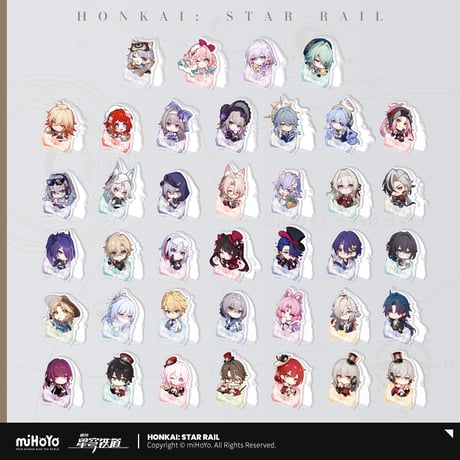 【崩スタ公式店】 ナナシの勲功 アクリルクリップ 25元